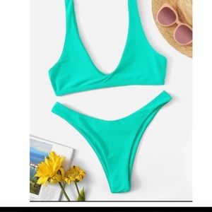 Zaful Turquoise Bikini